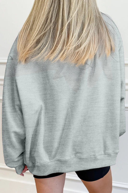 Tracie Oversized Mock Neck Sweatshirt