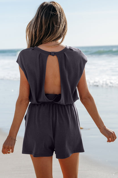 Victoria Drawstring Waist Romper