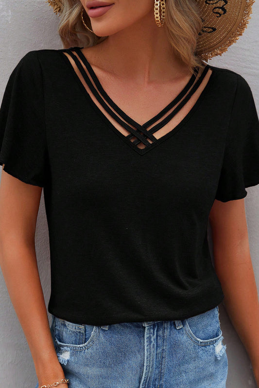 Beacon Crisscross Flowy Tee
