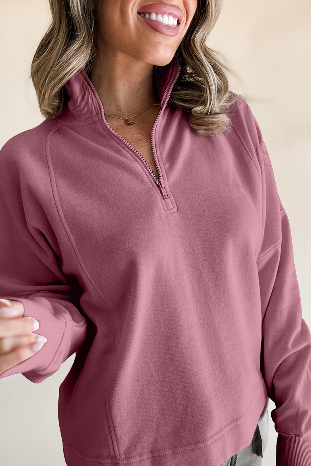 Samantha Half Zip Pullover