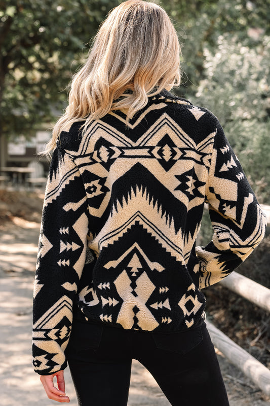 Dakota Aztec Half Placket Pullover