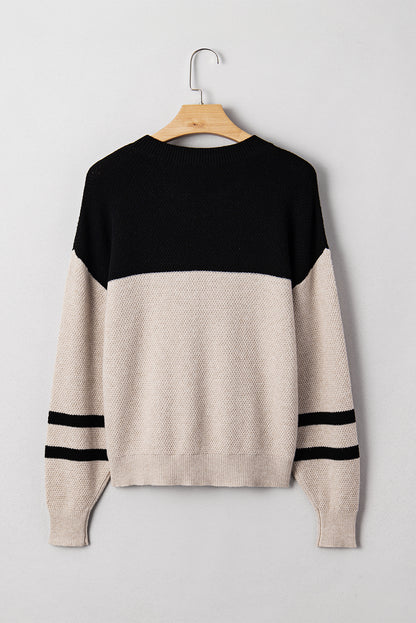Gwen Colorblock Knit Sweater