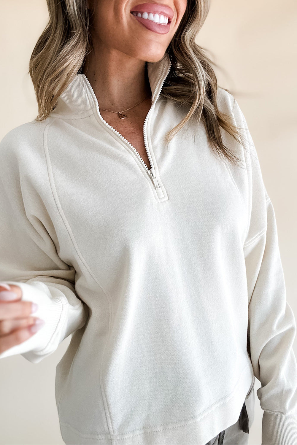 Samantha Half Zip Pullover