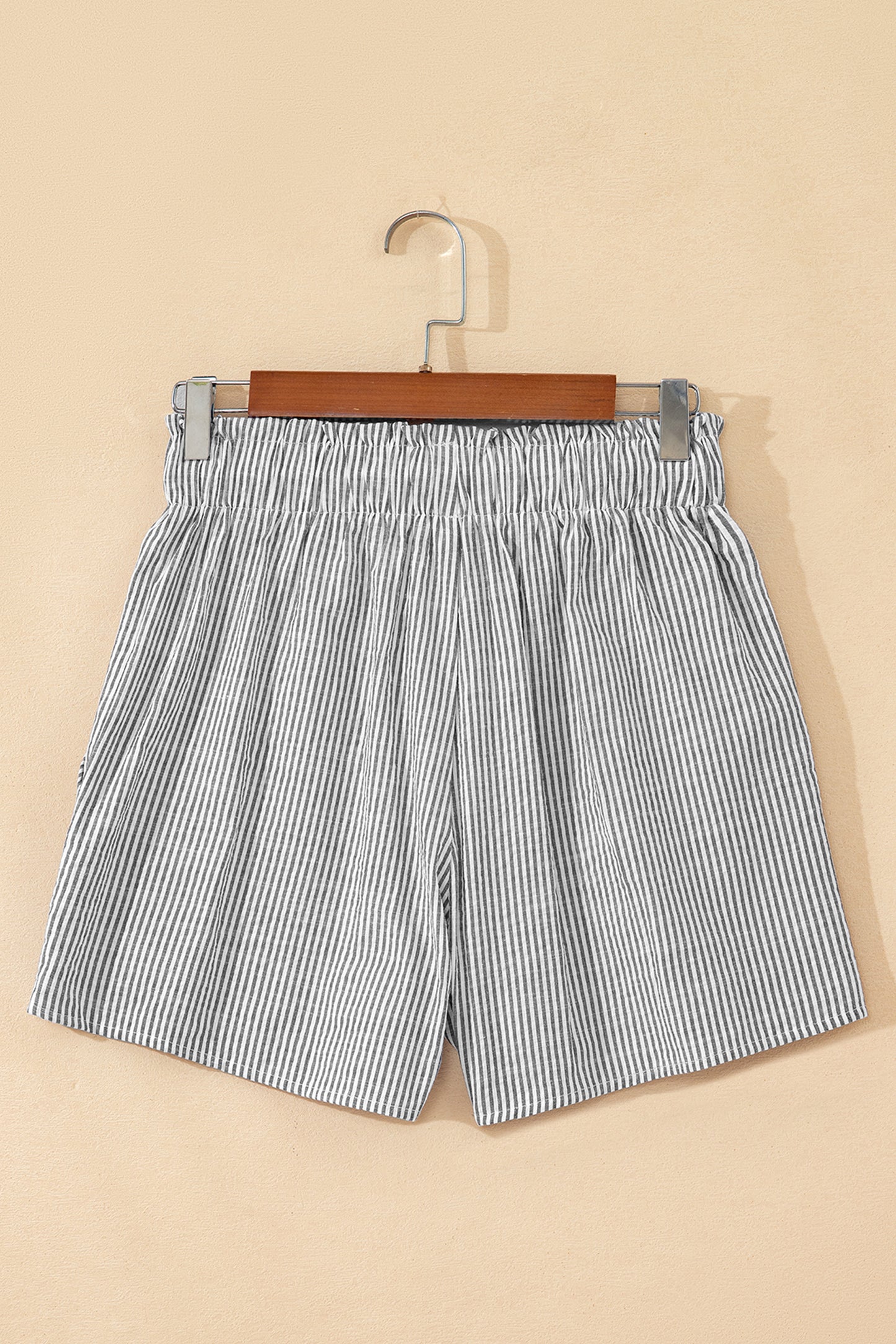 Riverfront Pinstripe Drawstring Shorts