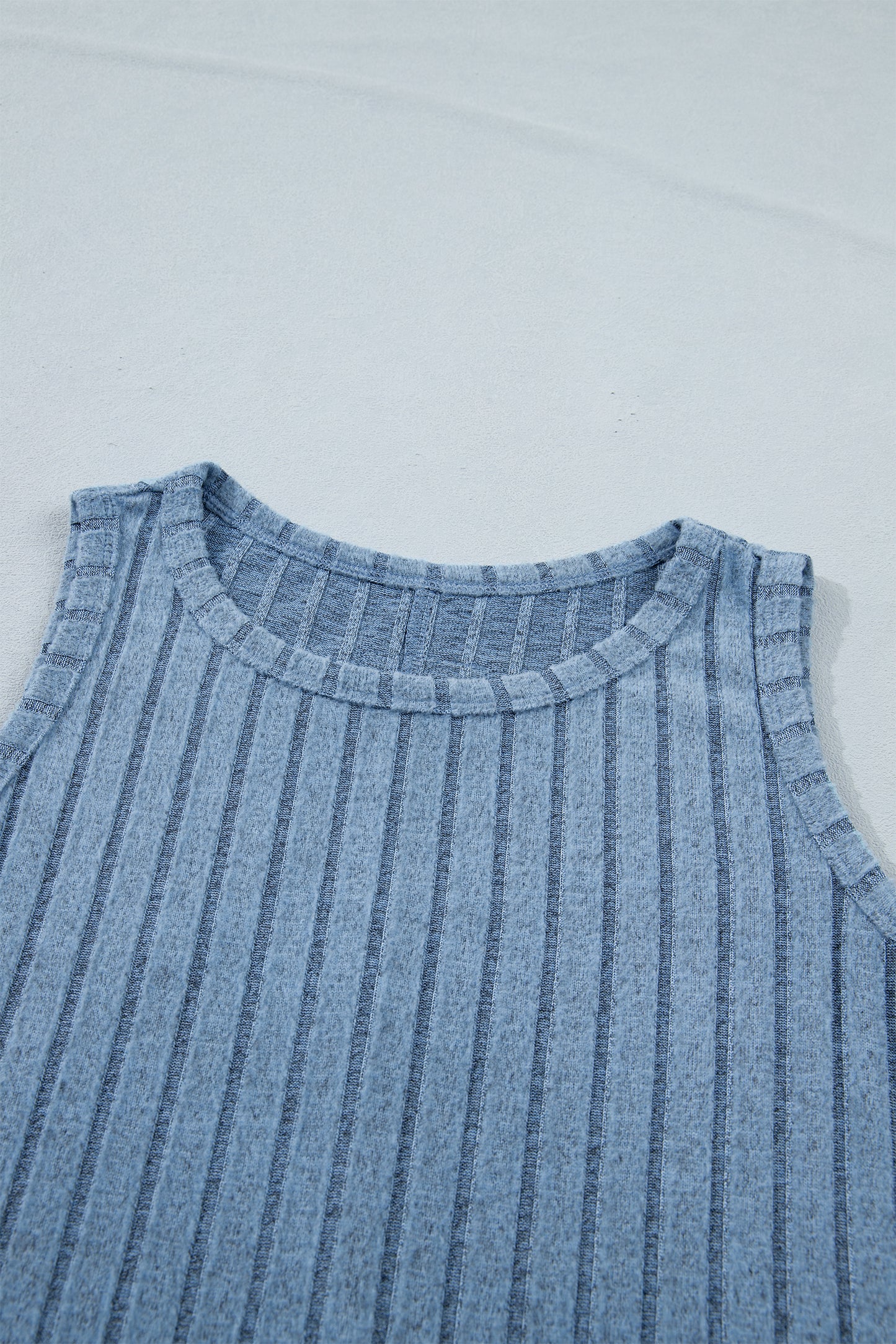 Sandy Mineral Wash Ribbed Tank Top