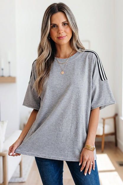 Danica Raw Edge Oversize Tee