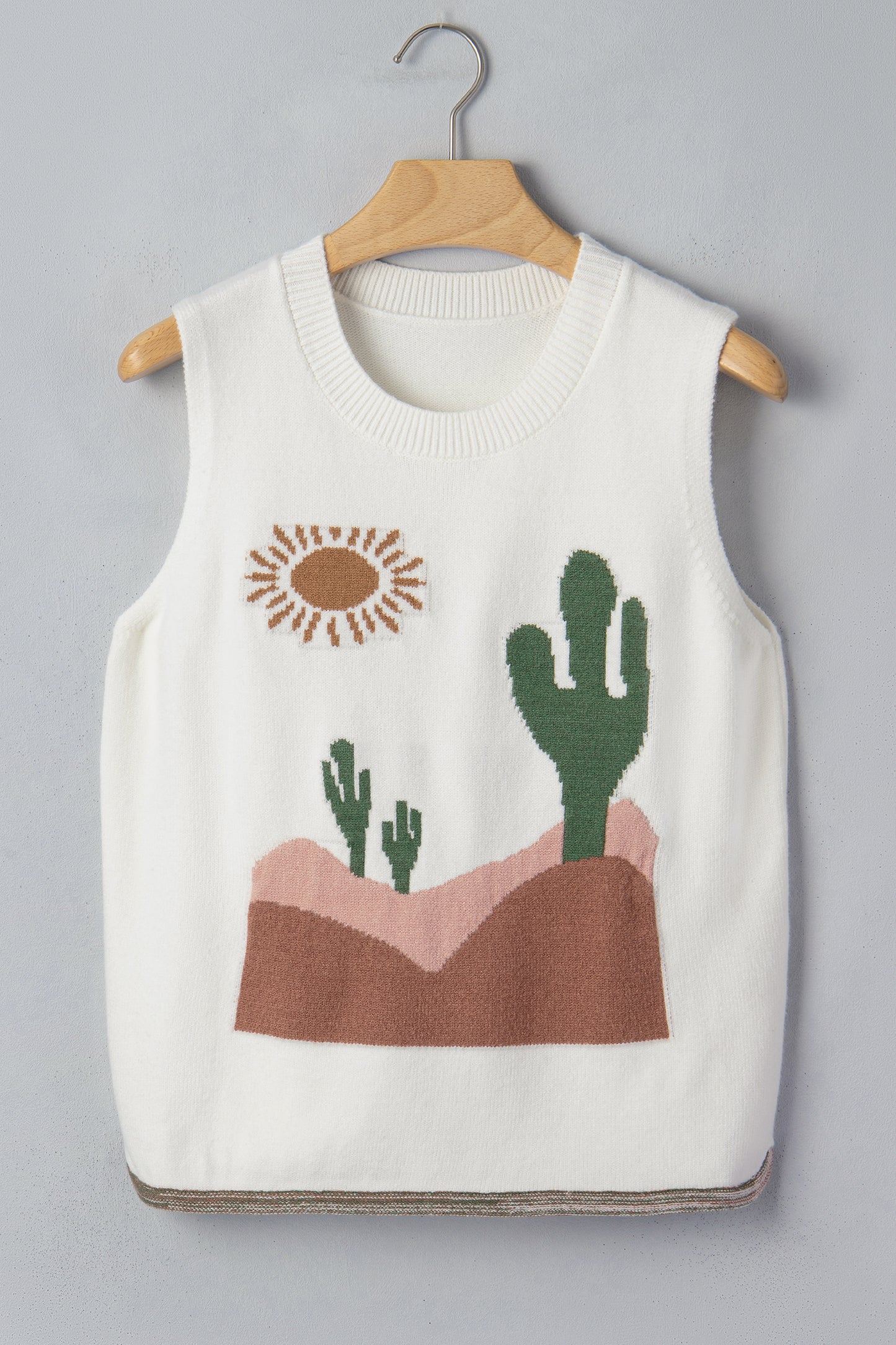 Desert Cactus Sweater Vest