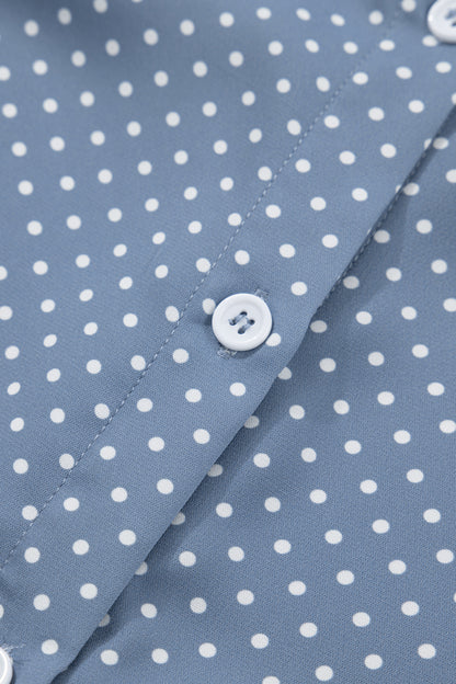 Dottie Cuffed Sleeve Button Down Blouse
