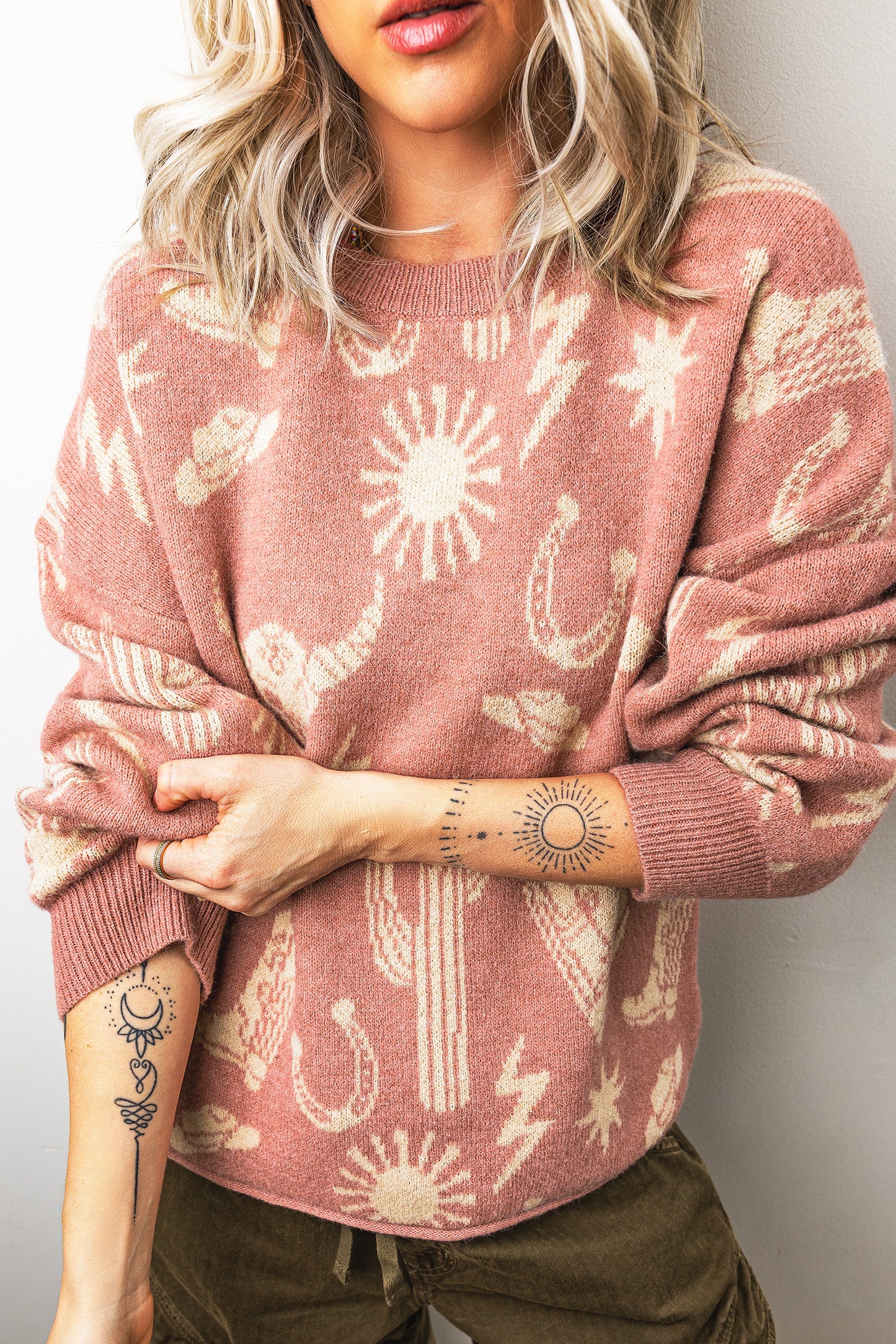 Desert Vibes Drop Sleeve Sweater