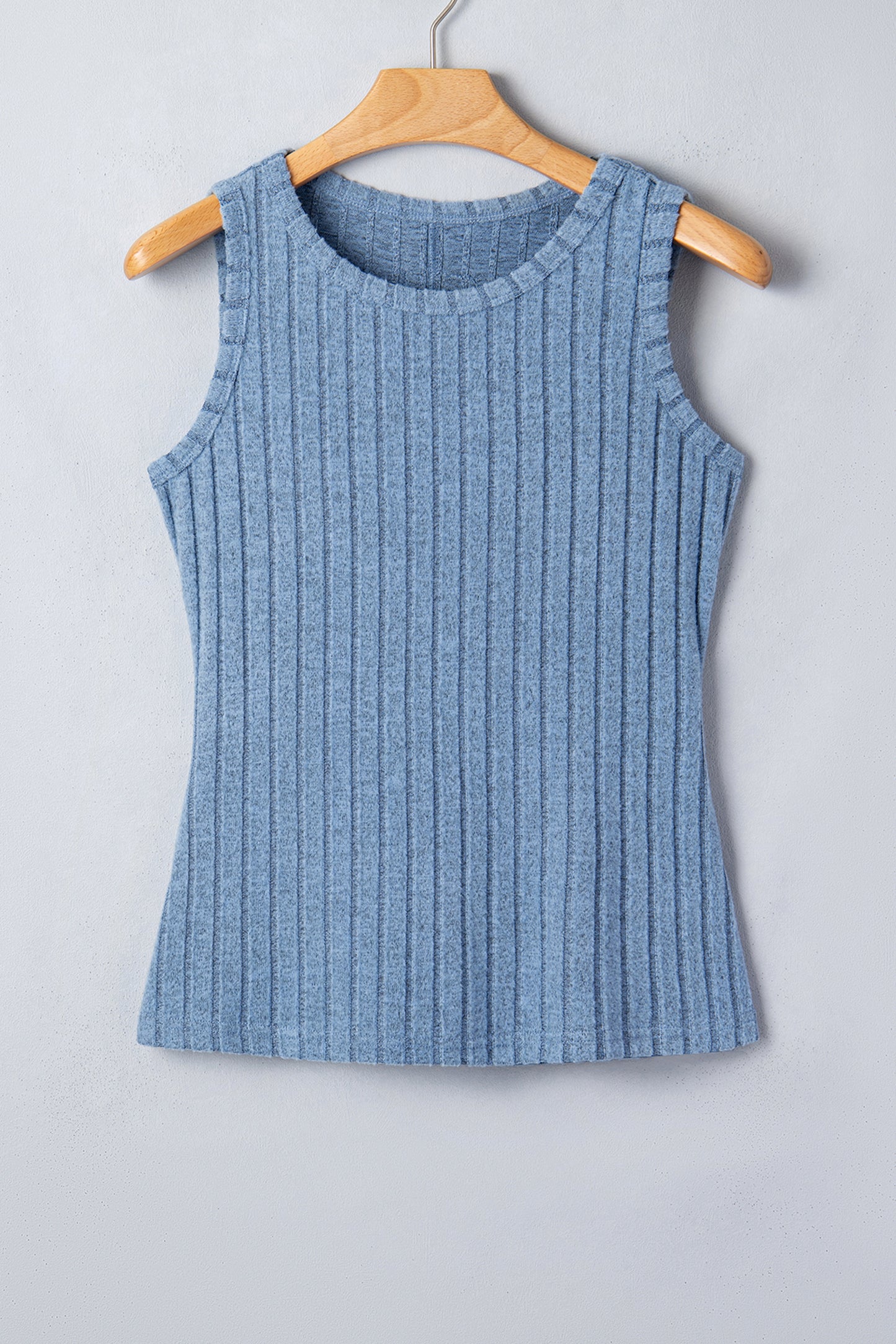 Sandy Mineral Wash Ribbed Tank Top