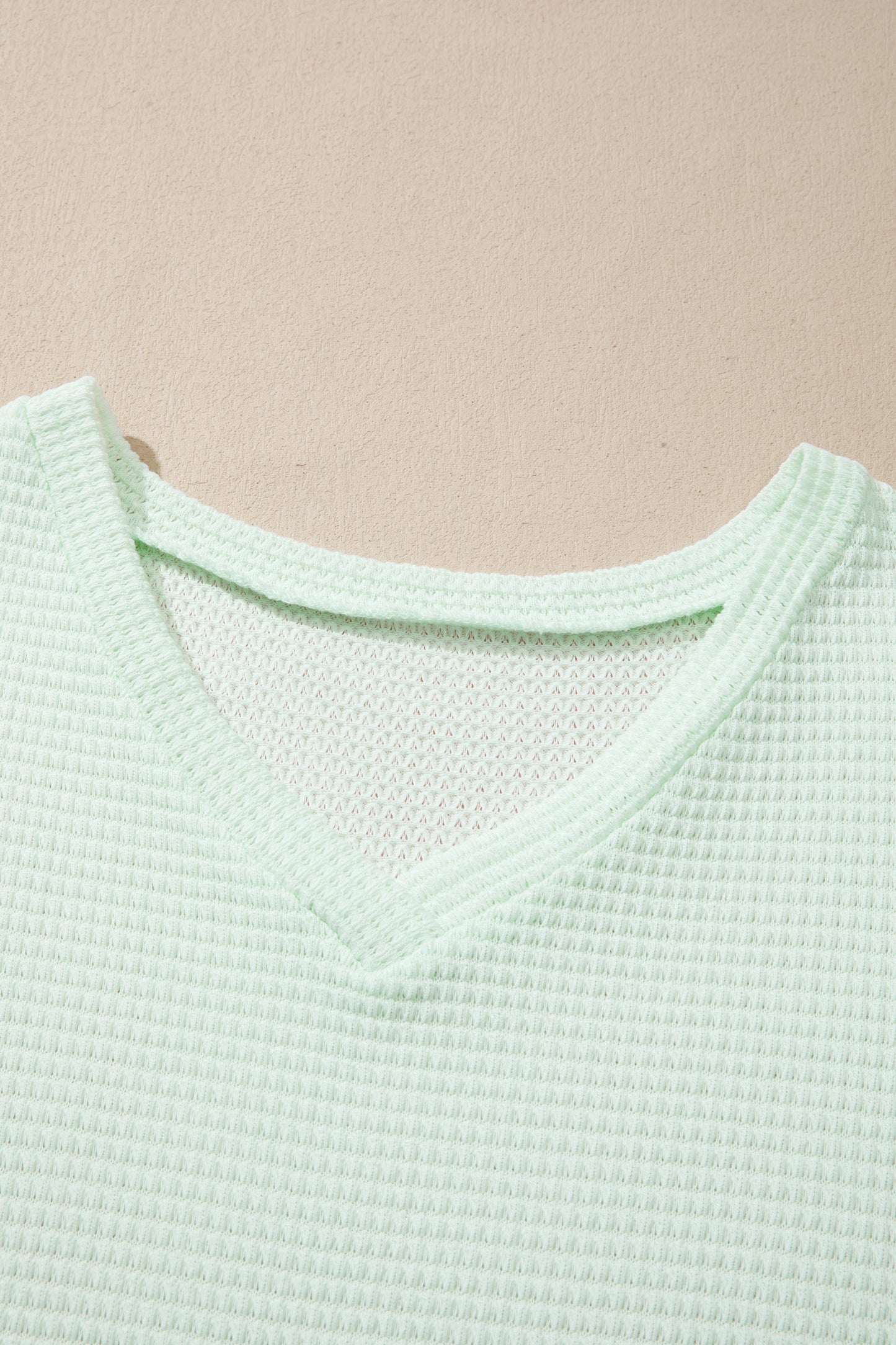 Curvy Lavender Waffle Knit Top