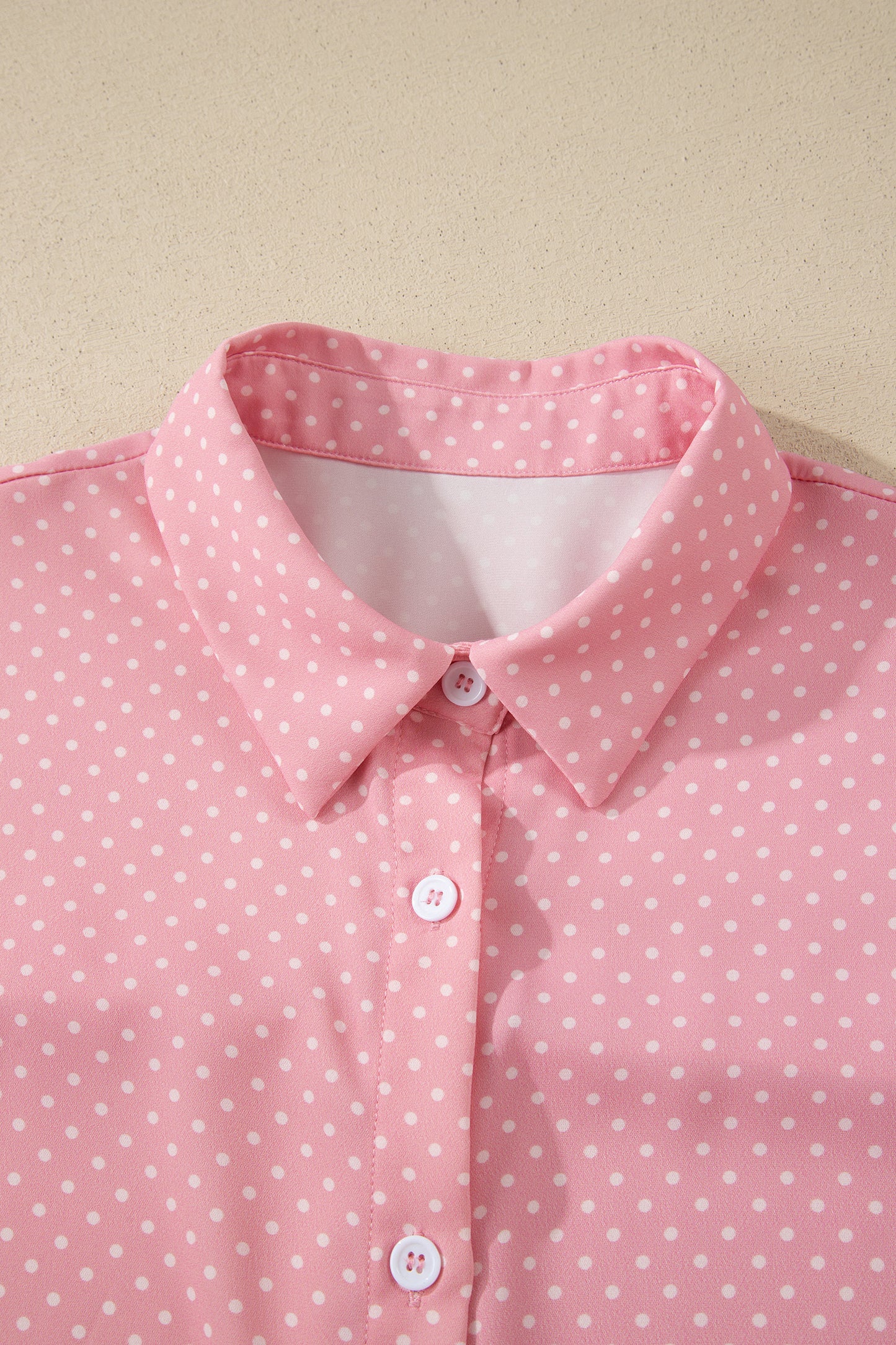 Dottie Cuffed Sleeve Button Down Blouse