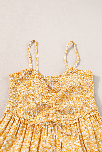 Meadow Smocked Floral Maxi Dress