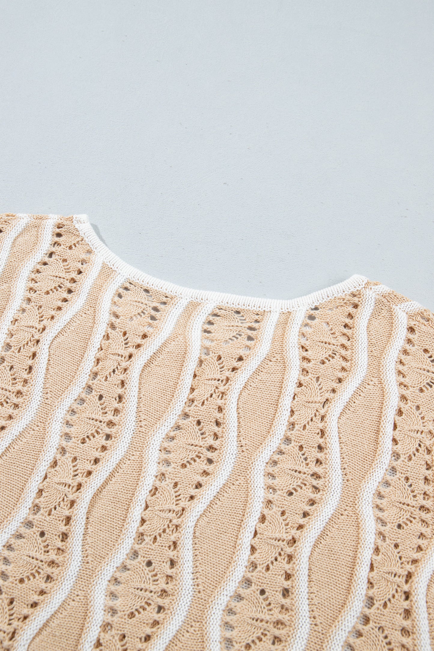 Elizabeth Eyelet Long Sleeve Sweater