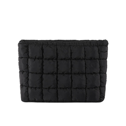Placid Quilted Puffer Clutch