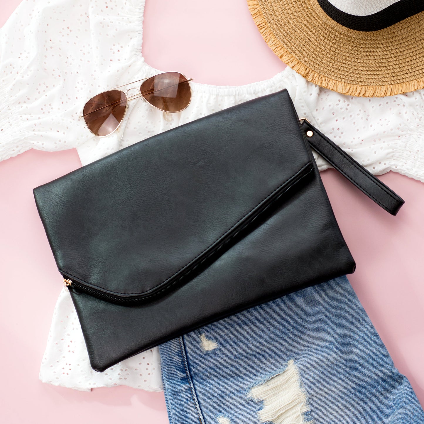 Grace Foldover Envelope Clutch