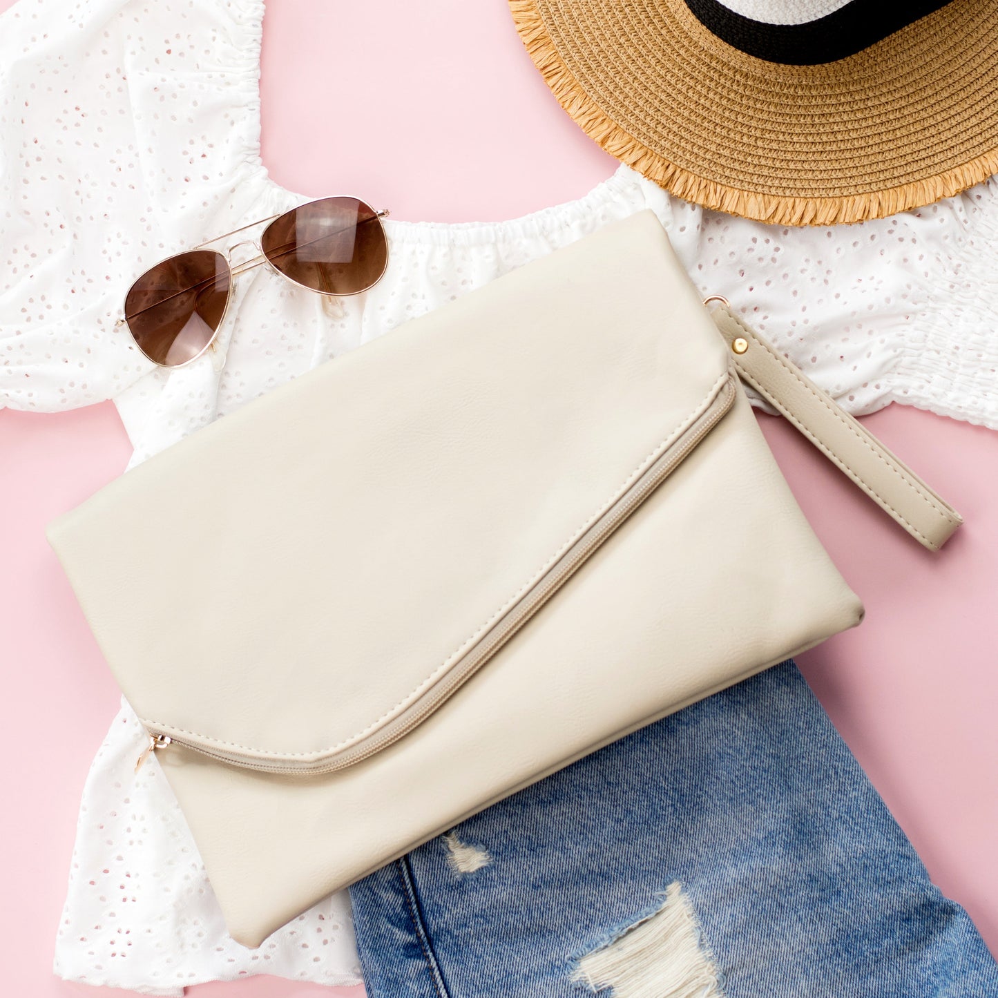 Grace Foldover Envelope Clutch