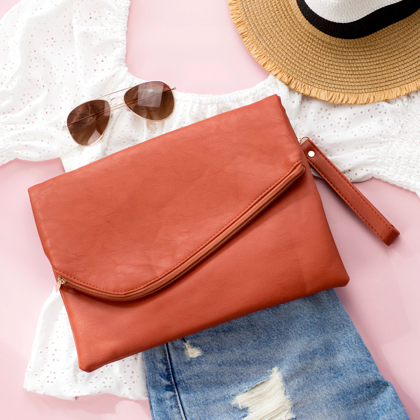 Grace Foldover Envelope Clutch