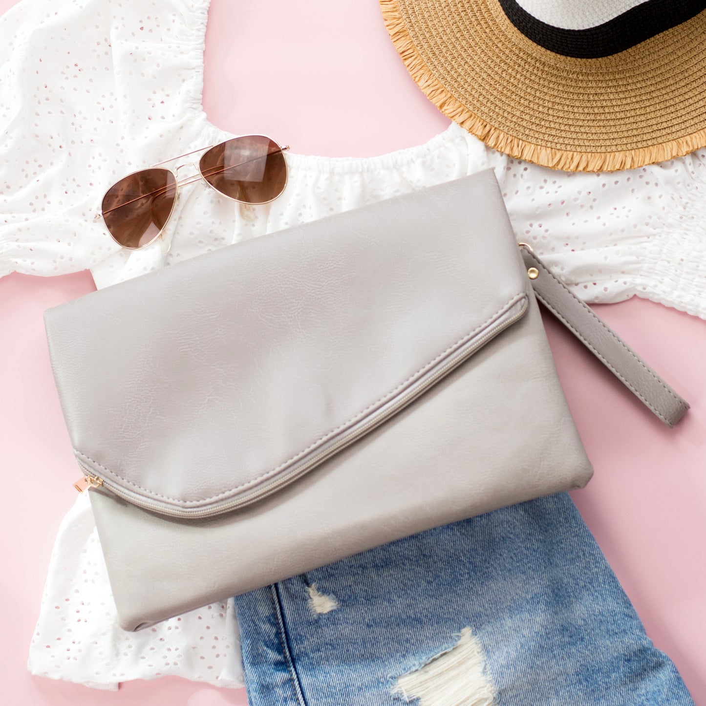Grace Foldover Envelope Clutch