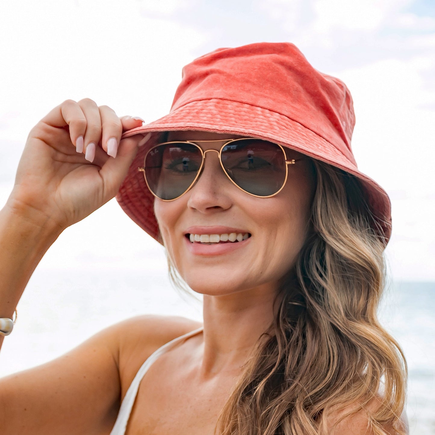 Frankie Distressed Bucket Hat