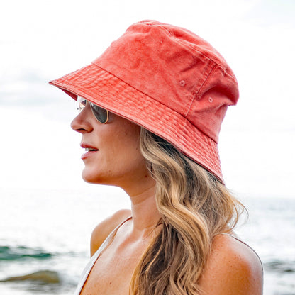Frankie Distressed Bucket Hat