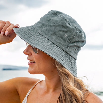 Frankie Distressed Bucket Hat