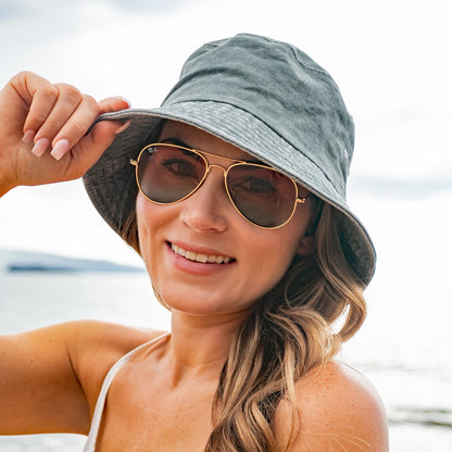 Frankie Distressed Bucket Hat