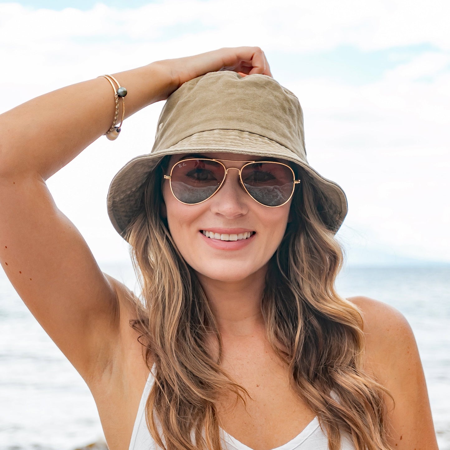 Frankie Distressed Bucket Hat