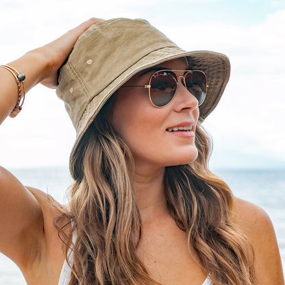 Frankie Distressed Bucket Hat