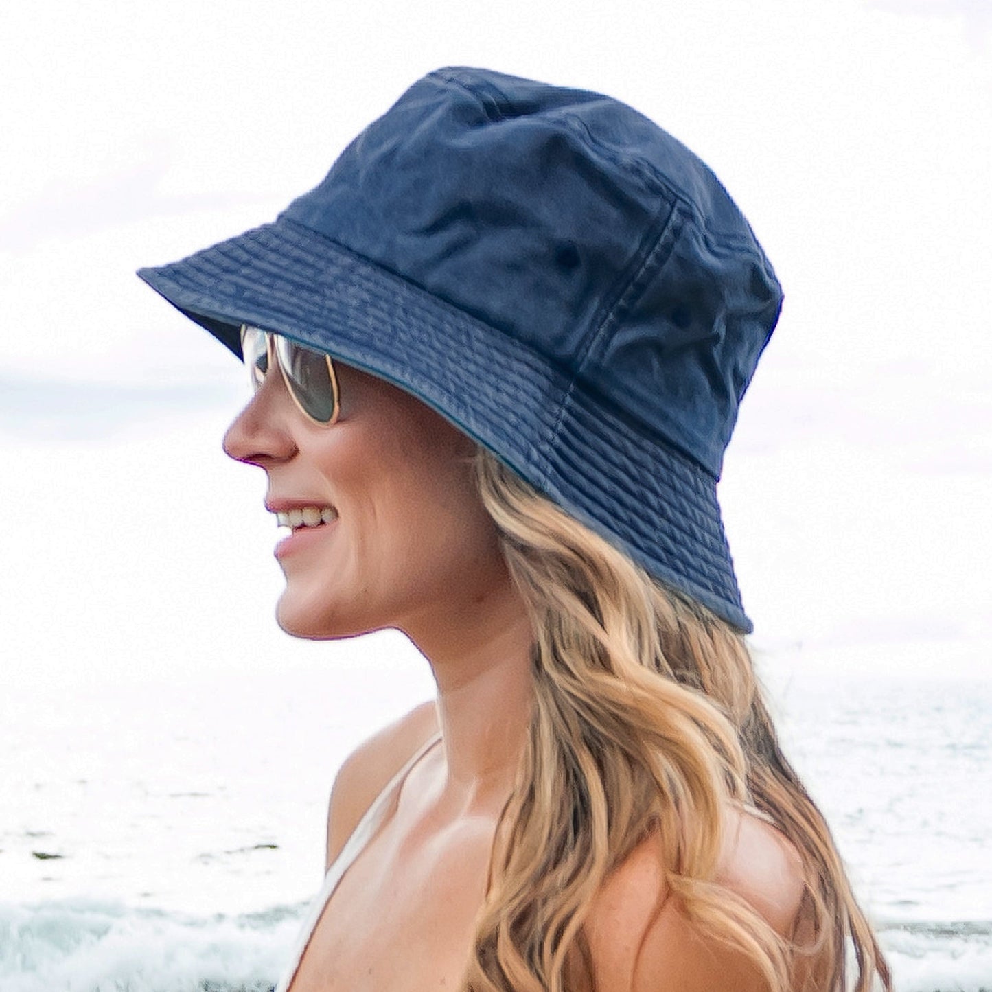 Frankie Distressed Bucket Hat