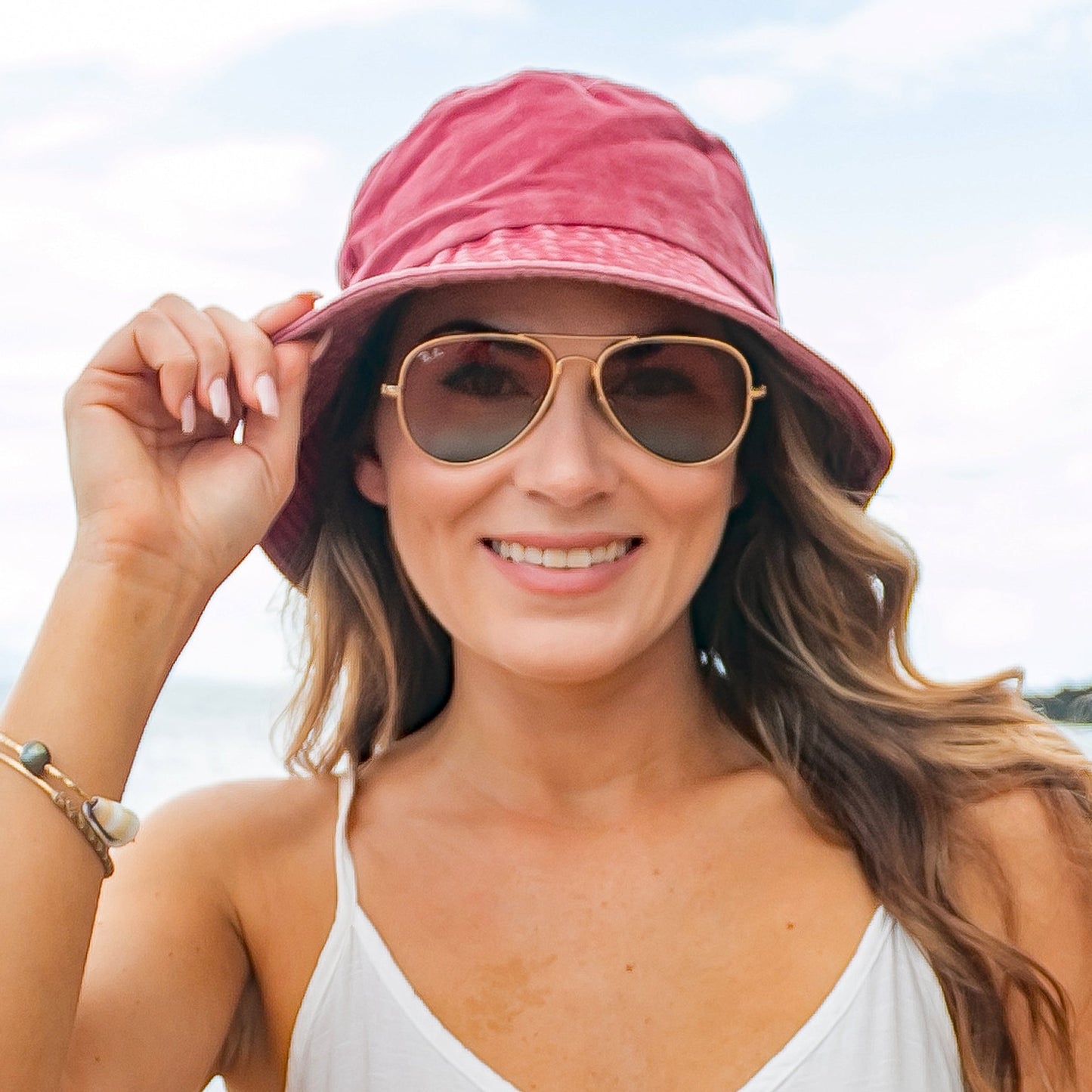Frankie Distressed Bucket Hat