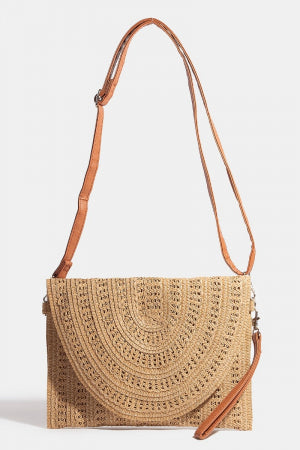 Charleston Straw Convertible Clutch