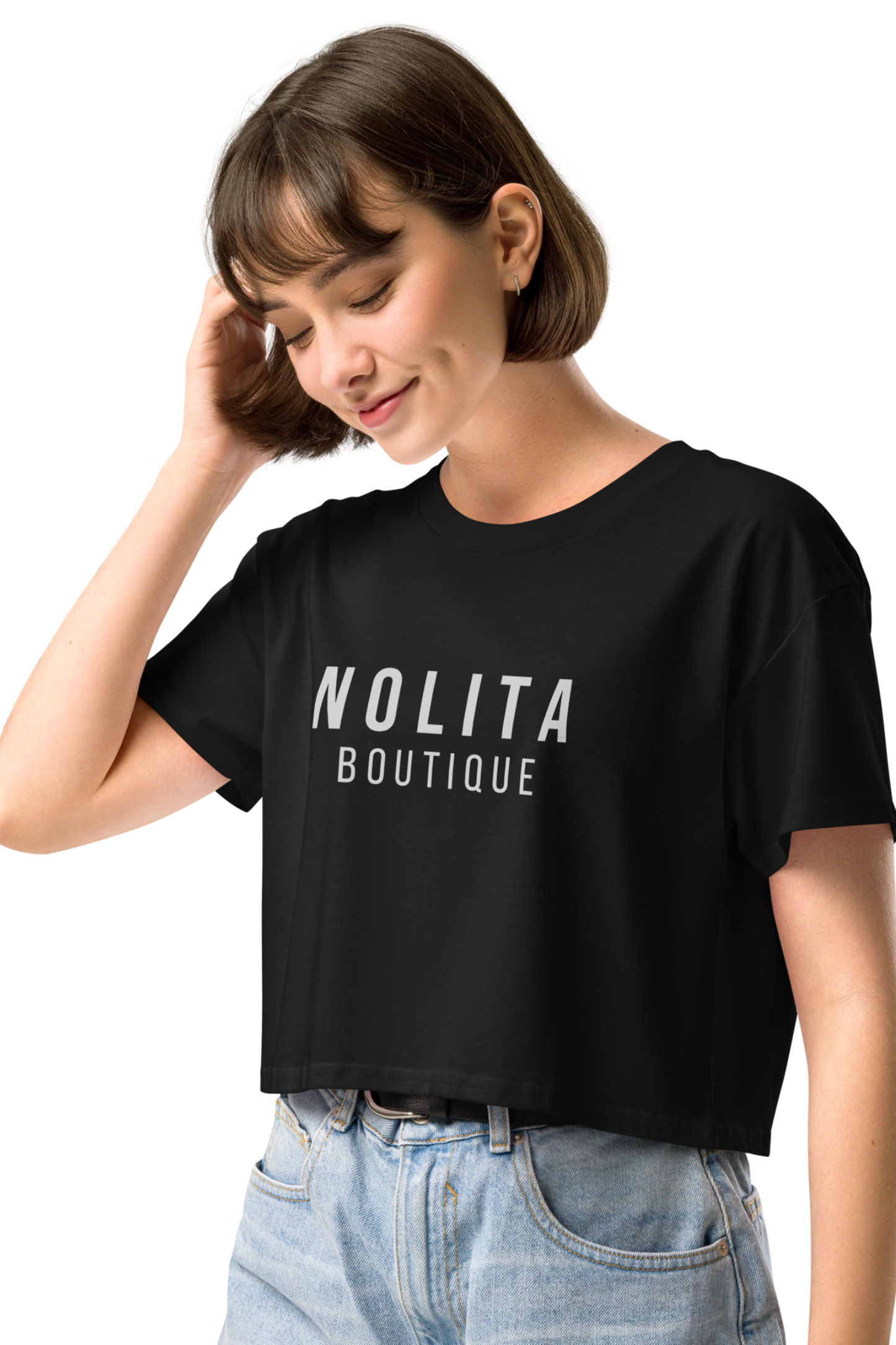 NOLITA Printed Logo Women’s Crop Top