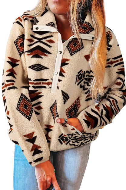 Dakota Aztec Half Placket Pullover