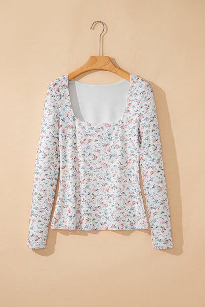 Flora Fitted Long Sleeve Top