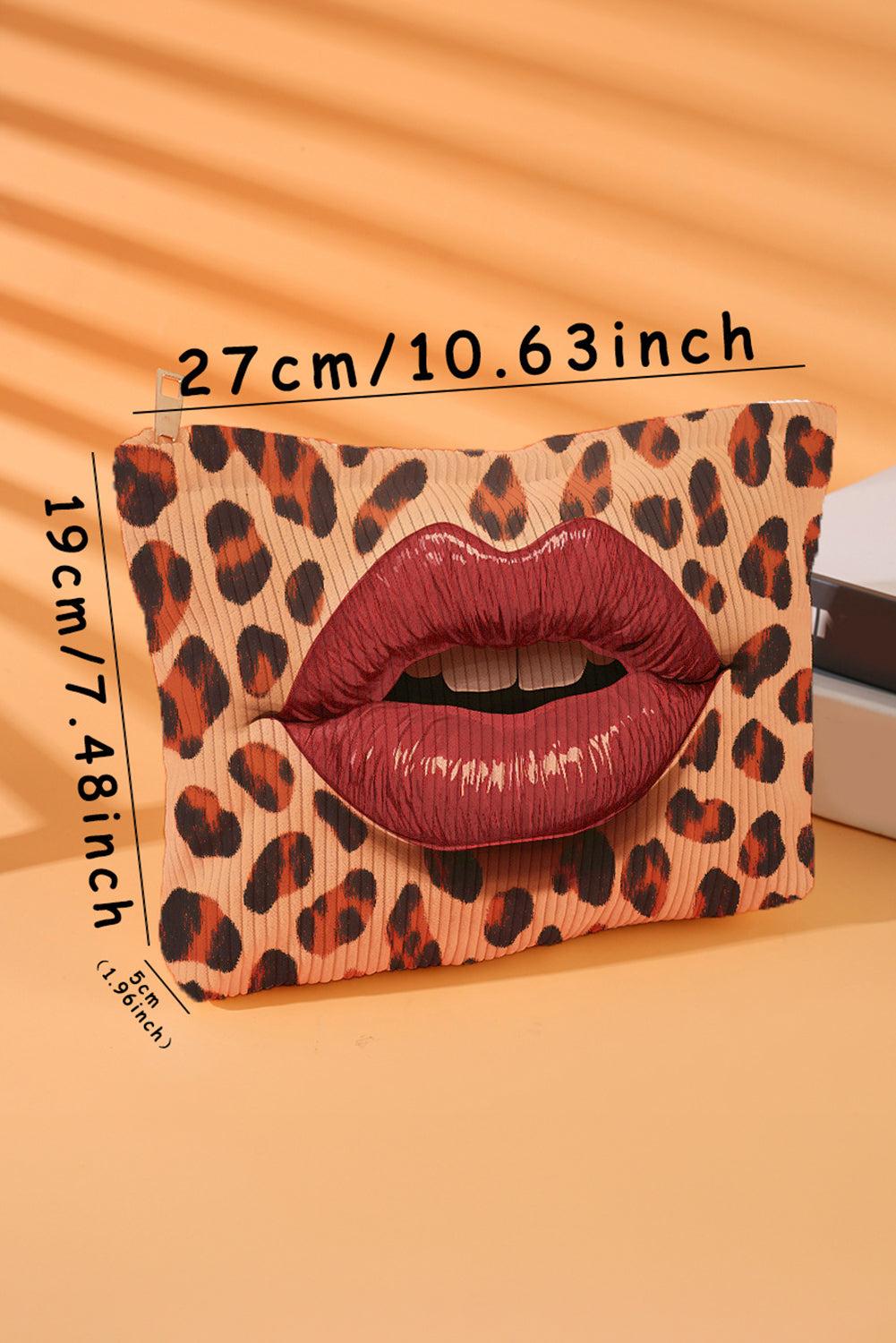 Leopard Lips Makeup Bag
