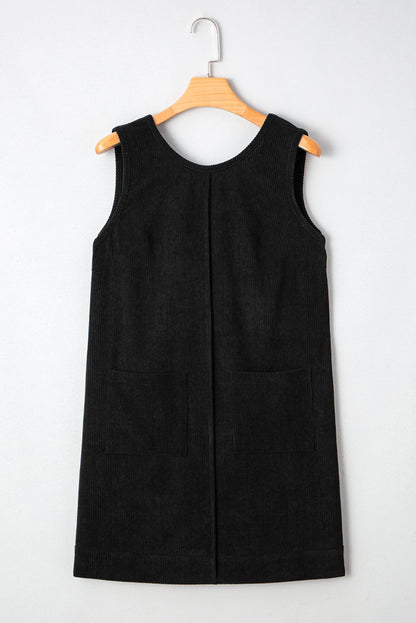 Eve Corduroy Sleeveless Mini Dress