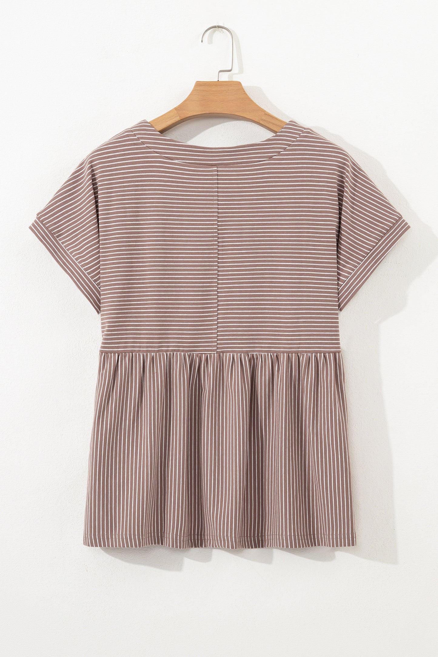 Hudson Stripe Buttoned Breezy Top