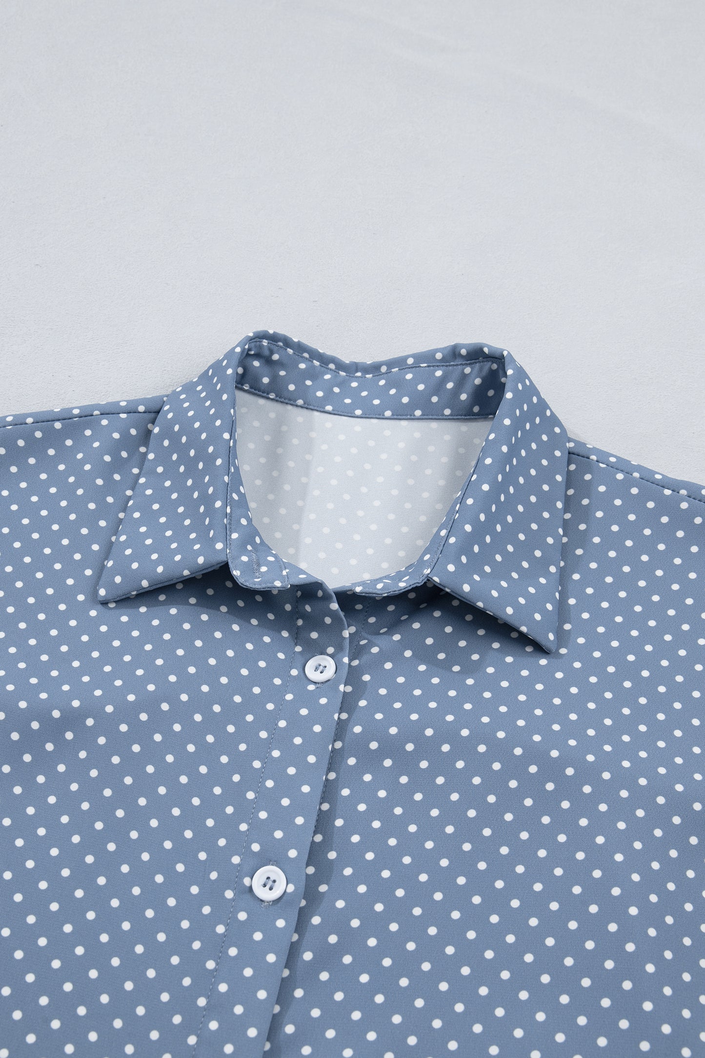 Dottie Cuffed Sleeve Button Down Blouse