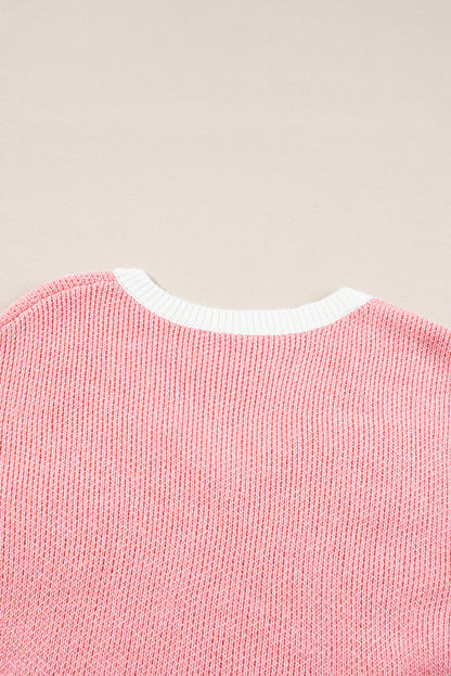 My Girl Floral Patch Sweater