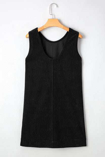 Eve Corduroy Sleeveless Mini Dress