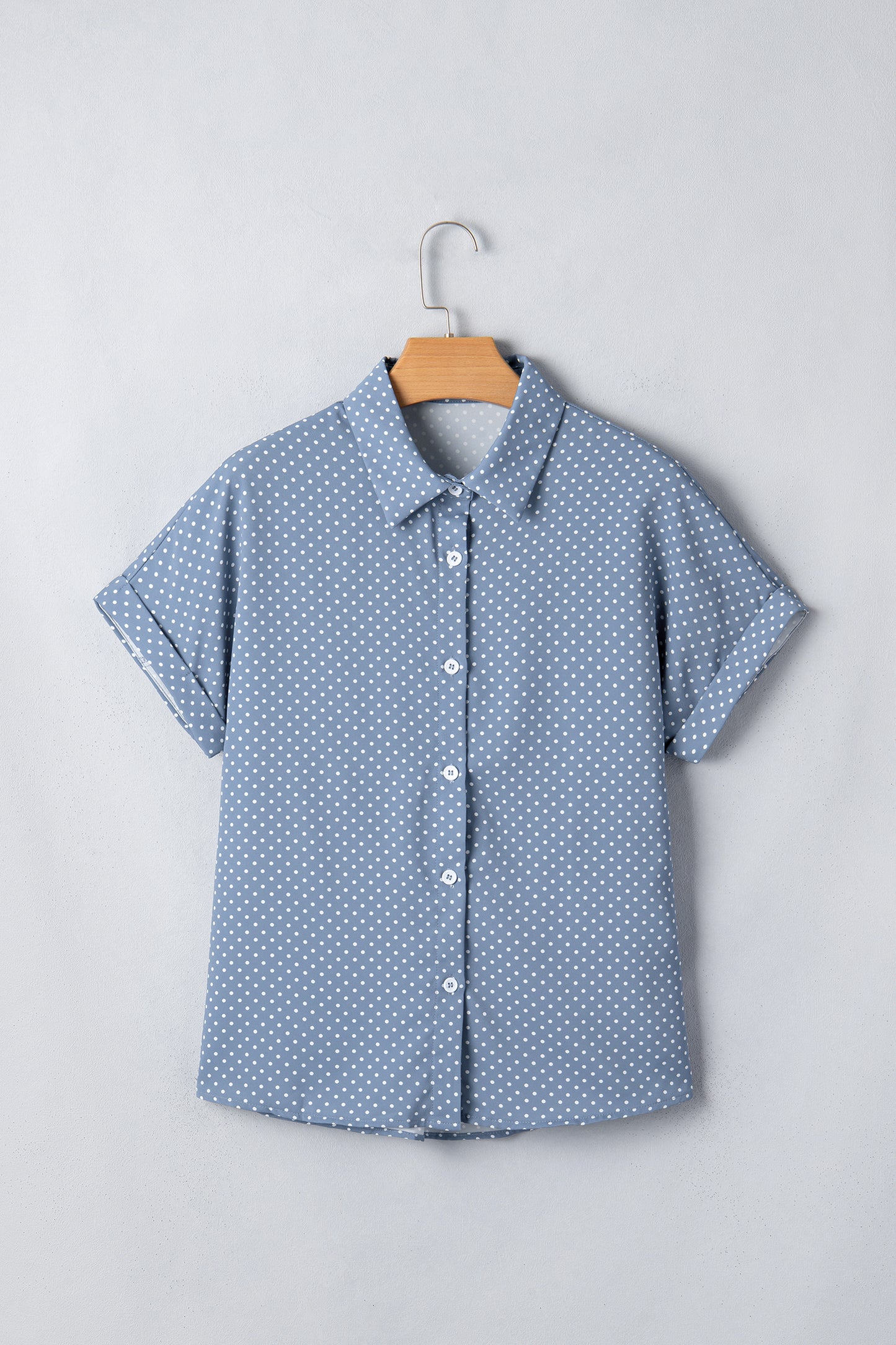 Dottie Cuffed Sleeve Button Down Blouse