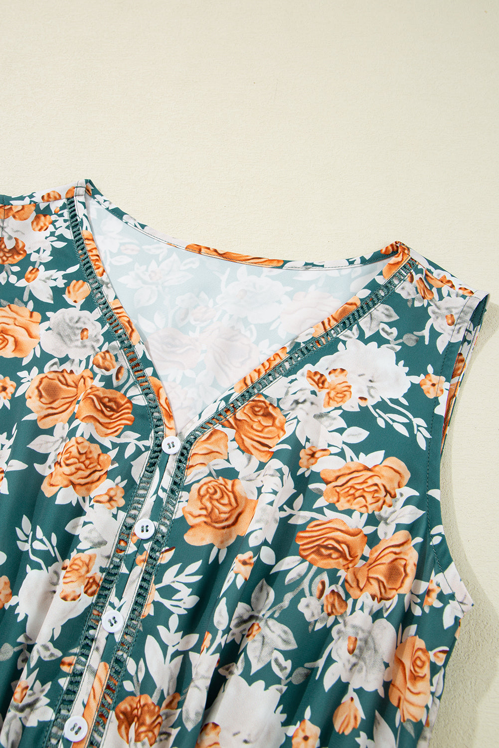 Josefina Floral Sleeveless Maxi Dress