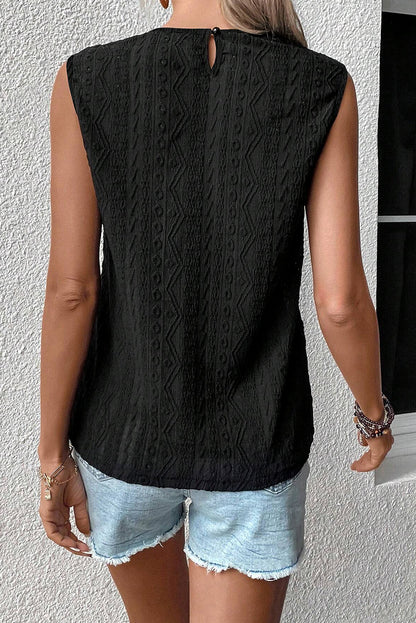 Gracie Lace Sleeveless Blouse