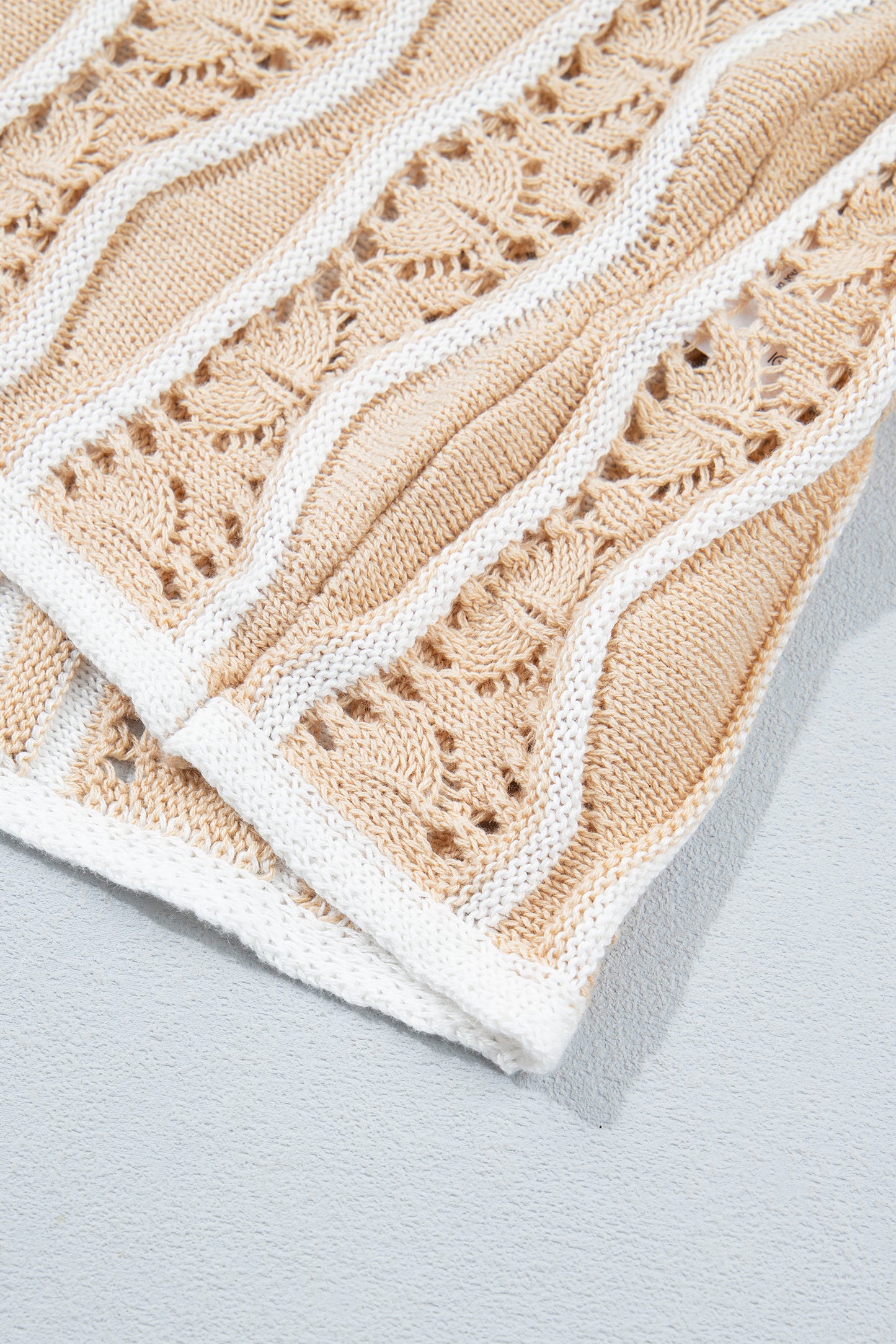 Elizabeth Eyelet Long Sleeve Sweater