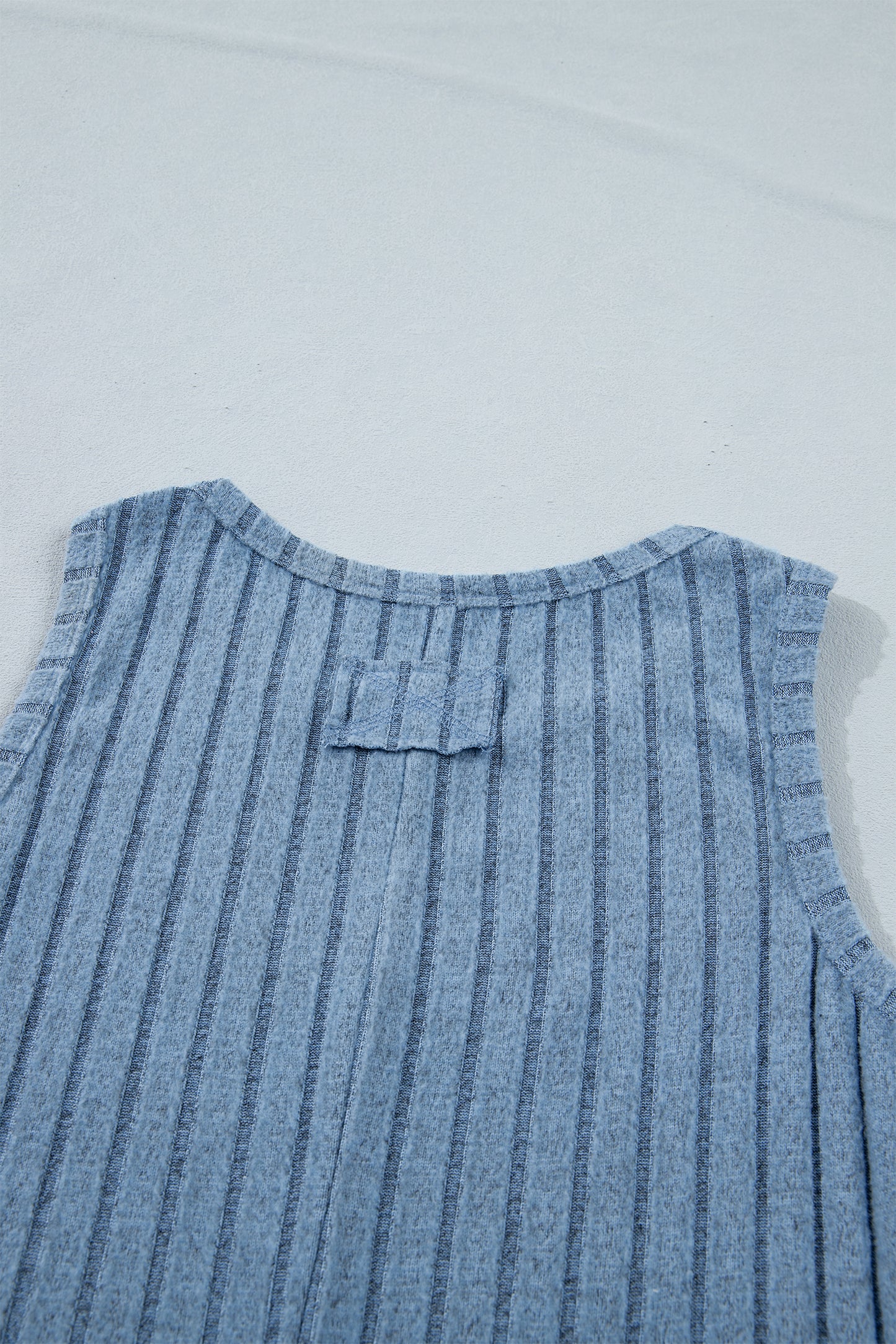 Sandy Mineral Wash Ribbed Tank Top