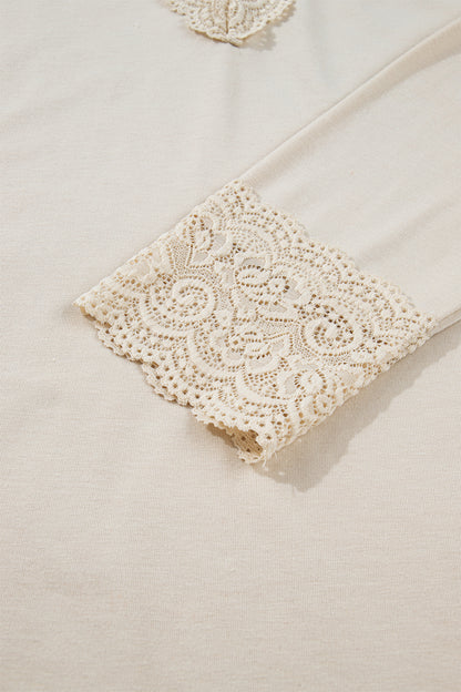 Kendra Lace Trim Top