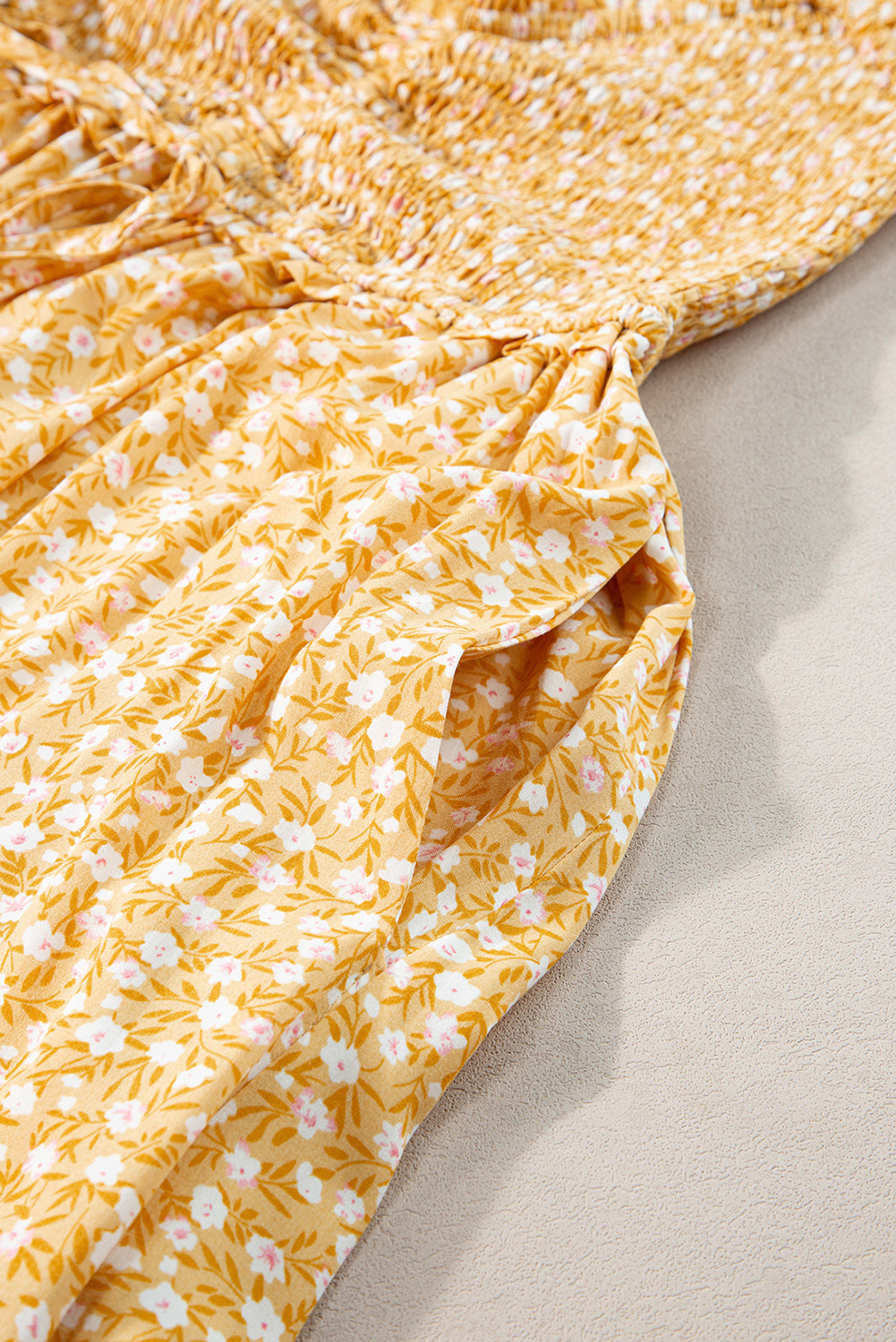 Meadow Smocked Floral Maxi Dress