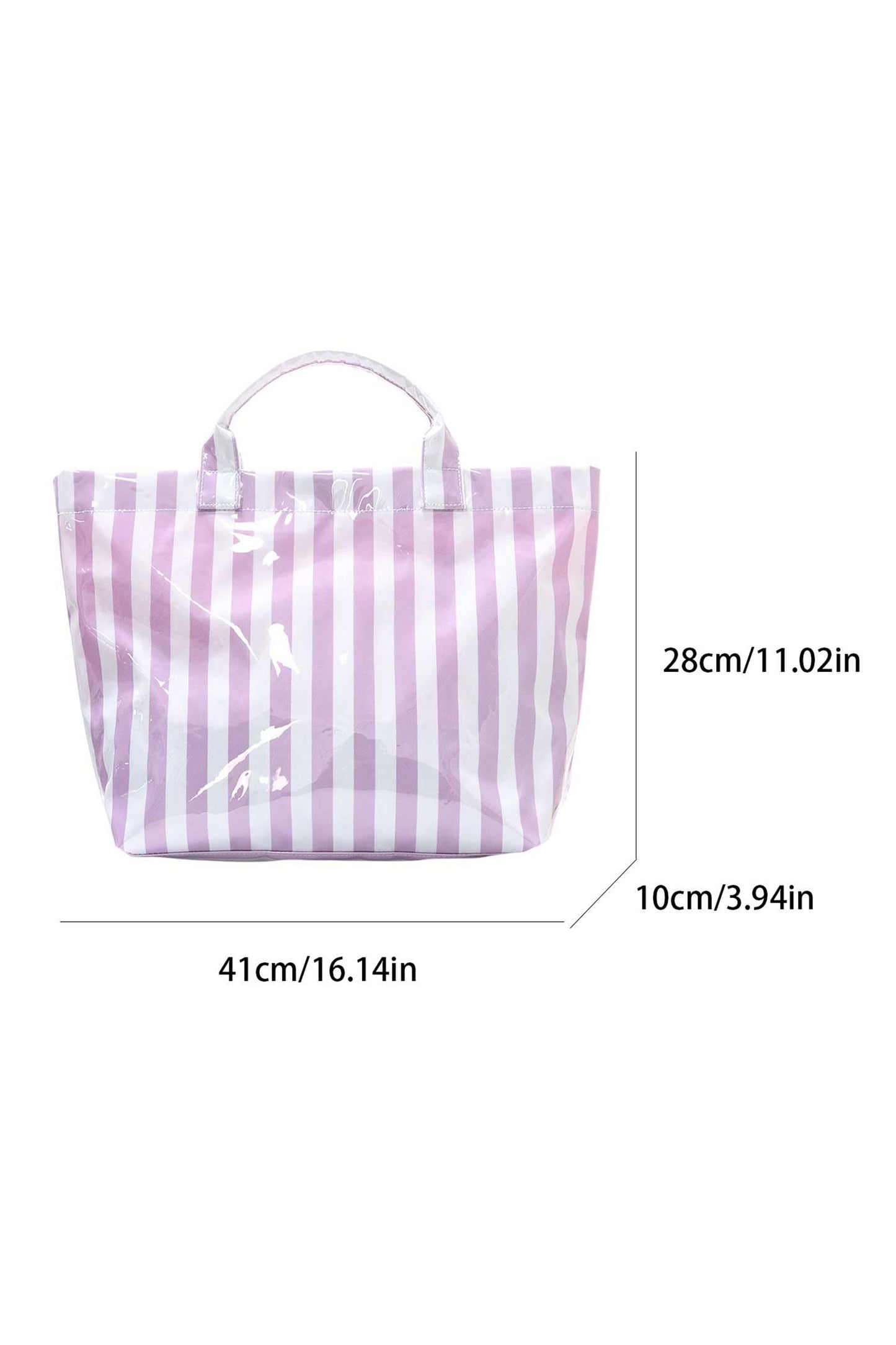 Glossy Summer Beach Vinyl Large Tote Bag
