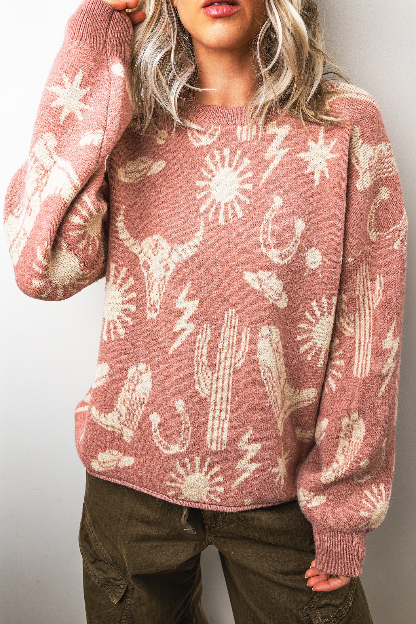 Desert Vibes Drop Sleeve Sweater